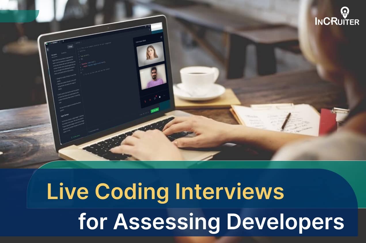 Image of a developer participating in a live coding interview session for real-time skill evaluation.