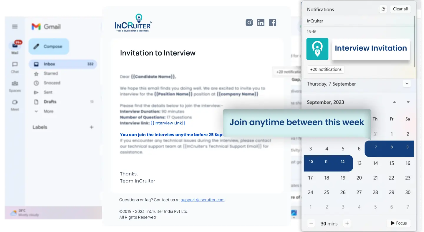 Flexible AI Interview Experience